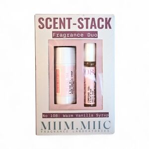MIIM.MIIC Fragrance Labrotories Scent Stack In 108: Warm Vanilla Syrup